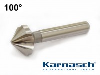 Tříbřitý záhlubník 100° HSS-XE DIN335C , Karnasch