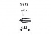 Nástavec G212 k výměnným otočným hrotům VLC