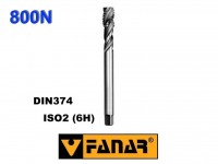 Závitník strojní M48x1,5 HSSE ISO2 (6H) DIN374 spirálový (40°) , FANAR