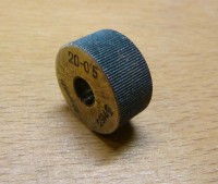 Rádlovací kolečko pr.20mm rovné 0,5 , ČSN 227150