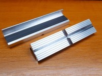 Vložky pro svěrák YORK 80mm - hliníkové s V-drážkou s magnetickým páskem