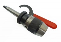 CNC rychloupínací sklíčidlo 1-13 mm MK2 s hákovým klíčem , INT-13-MT2