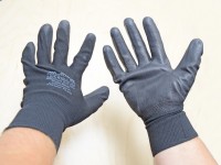 Bezešvé pracovní rukavice nylon/PU , vel. 7