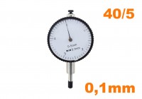 Číselníkový úchylkoměr - indikátor 40/5 mm , 0,1mm desetinový