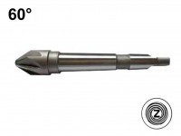 Záhlubník kuželový 45mm(35mm) x 60° s kuželovou stopkou ČSN 221628 - poškozený