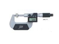 Digitální třmenový mikrometr 100-125mm na ozubená kola , talířkový mikrometr , Schut