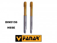 Tvářecí závitník G - HSSE TiN SR , DIN5156 , FANAR