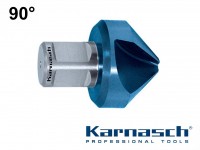 Tříbřitý záhlubník 90° HSS-XE Blue-Tec pro magnetickou vrtačku , Karnasch